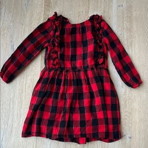Crewcuts Red and Black Plaid Dress
